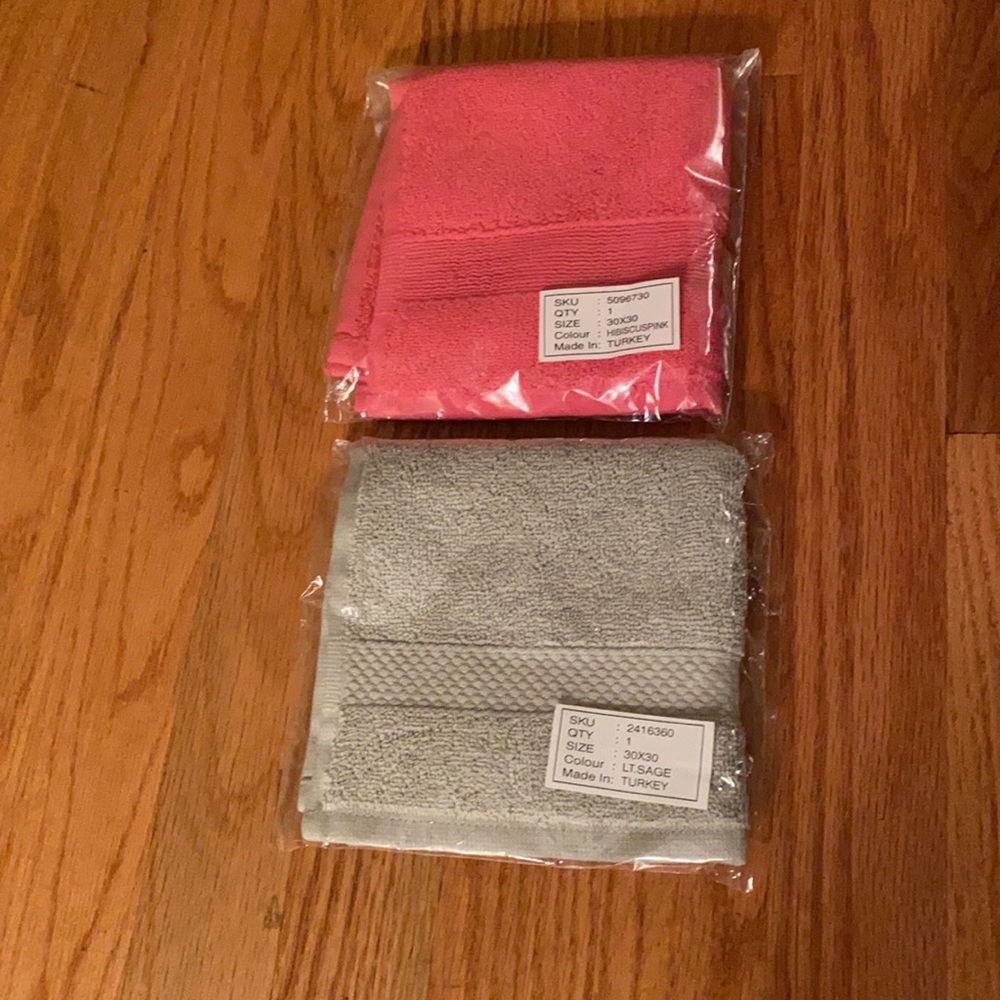 Pottery Barn washcloths